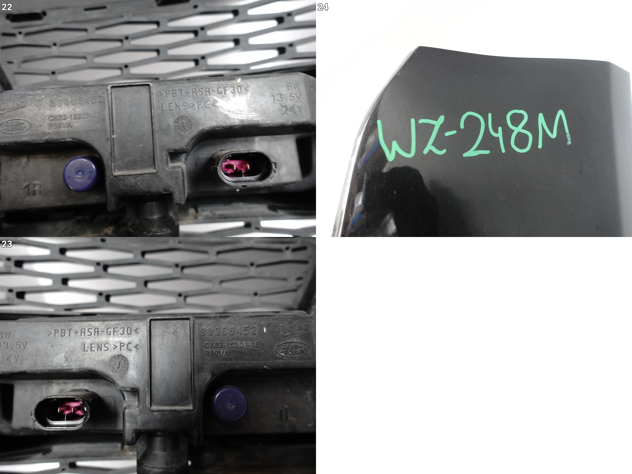 RANGE ROVER SPORT II 2 L494 13-18 bumper SPOILER DRL LED complete front