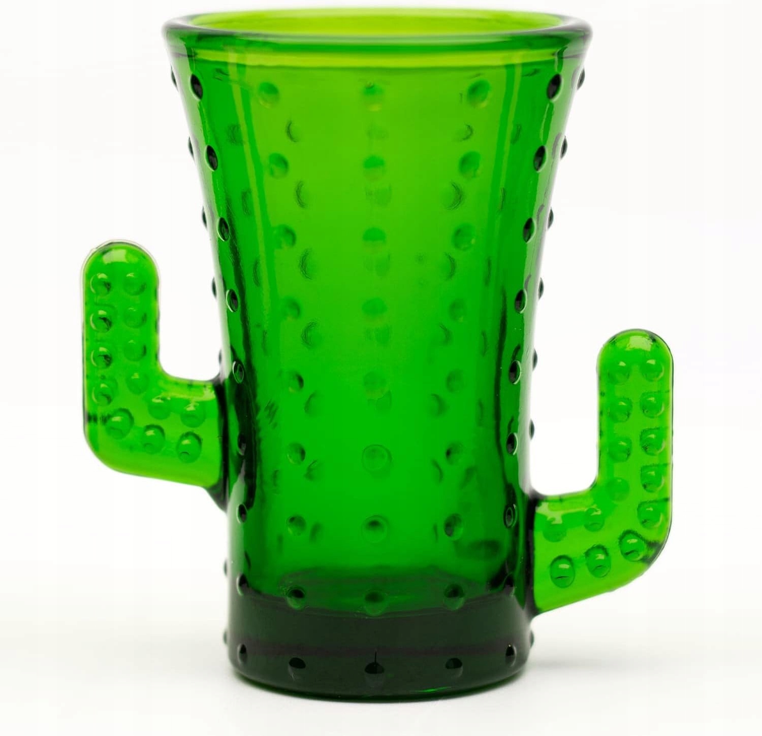 Skleničky Na Tequilu Kaktus 50 ML Sada 4 Ks Zelené Sklo Shot