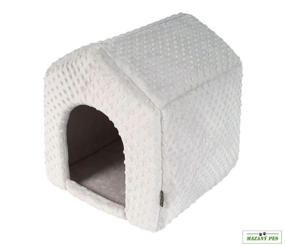 Levně O´lala Pets Bouda Viky 42x40x40 cm stříbrná