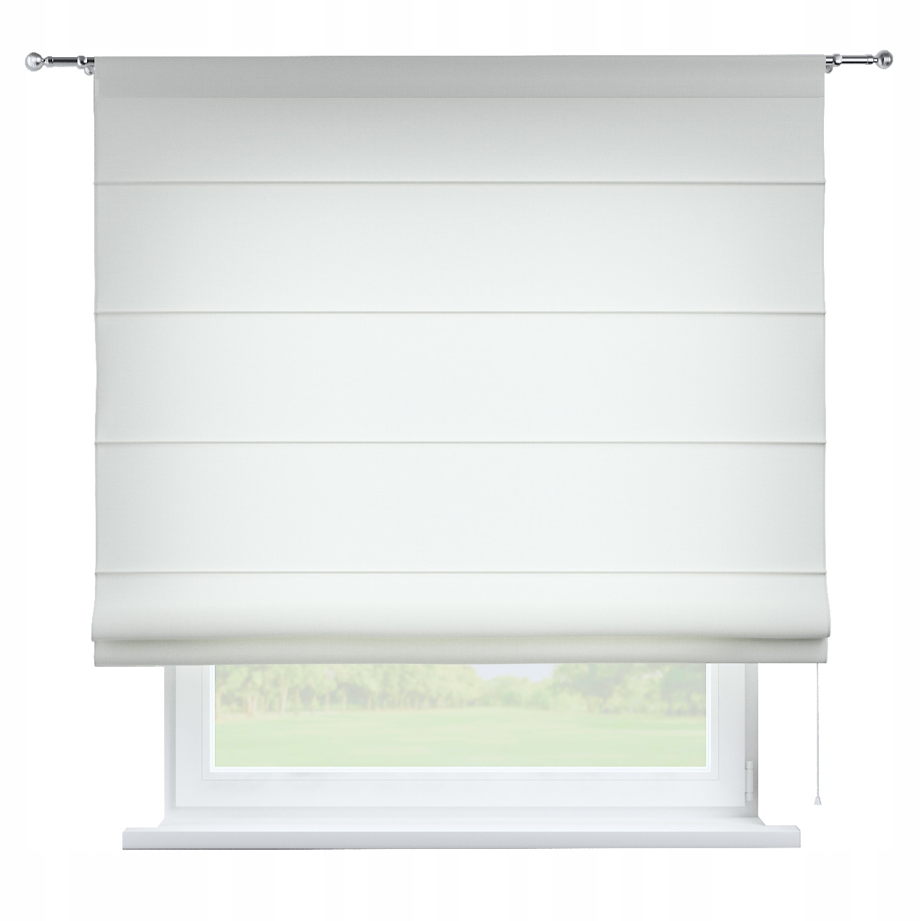 Hotová římská roleta Torino 120 x 170 cm bílá