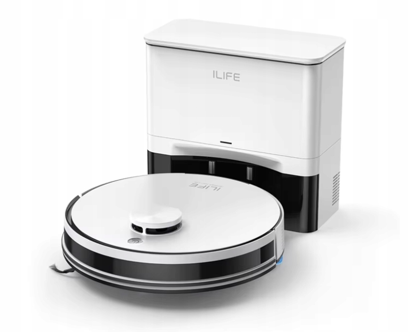 Robot Sprzątający Z Mopem I Stacją 2w1 Combo Mopowanie 5000Pa Ilife A30 Pro