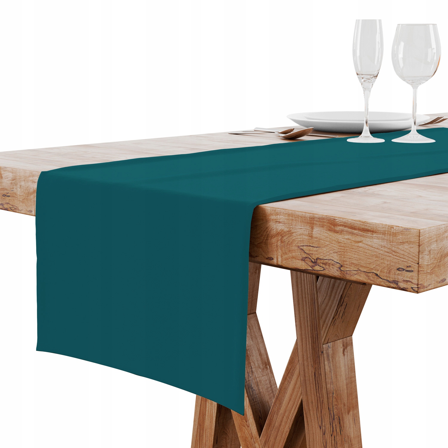 

Bieżnik Plamoodporny Solid 40X140 Turkusowy