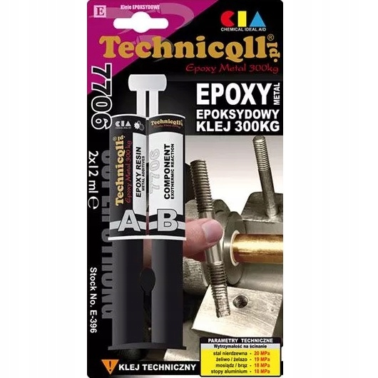 

Klej Do Stali Aluminium Żeliwa Płynny Metal Epoxyd
