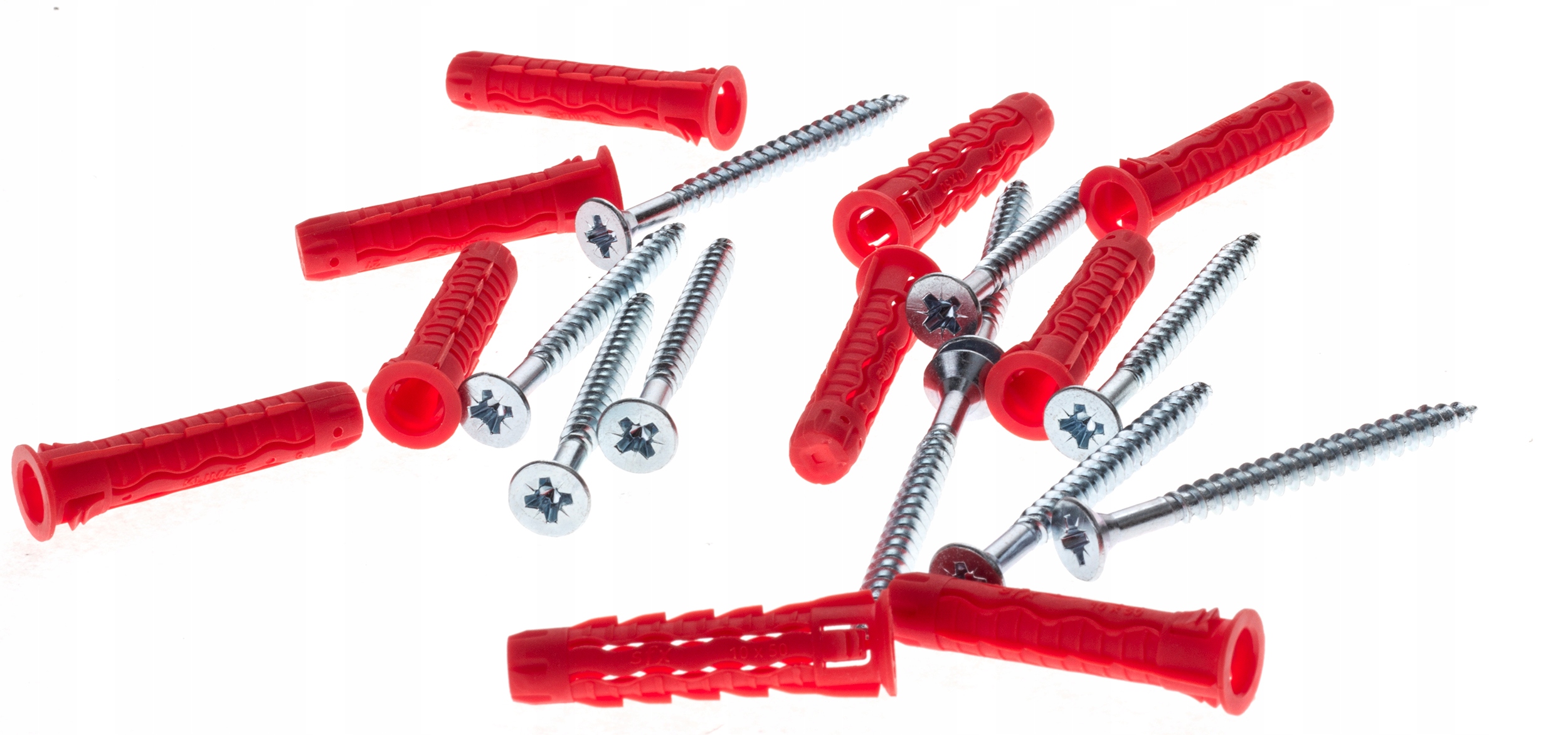 KOŁEK ROZPOROWY 10x50 Z WKRĘTEM WKRĘT 60 10szt