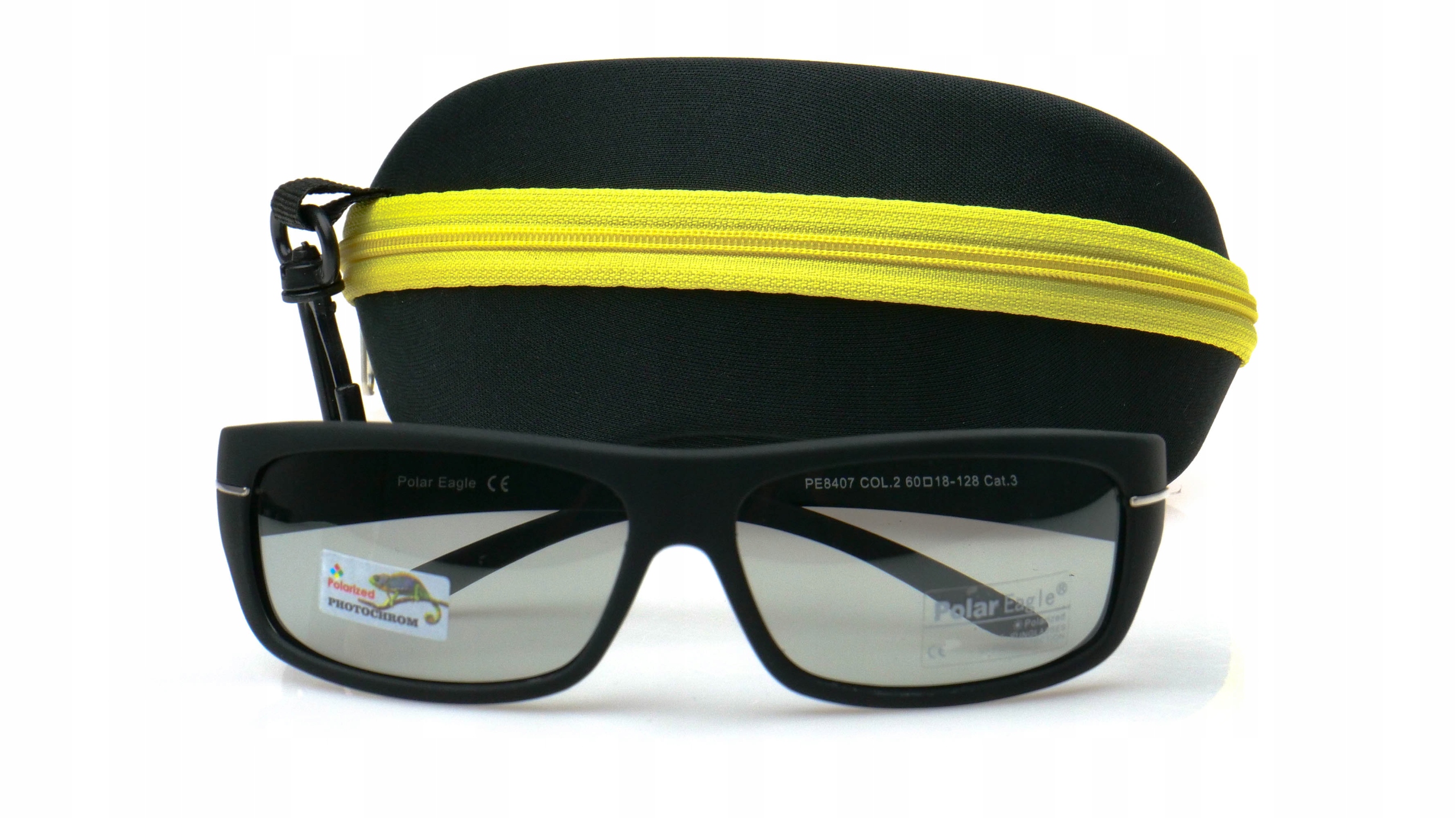 

Okulary Polaryzacyjne Z Fotochromem Z Etui brązowe