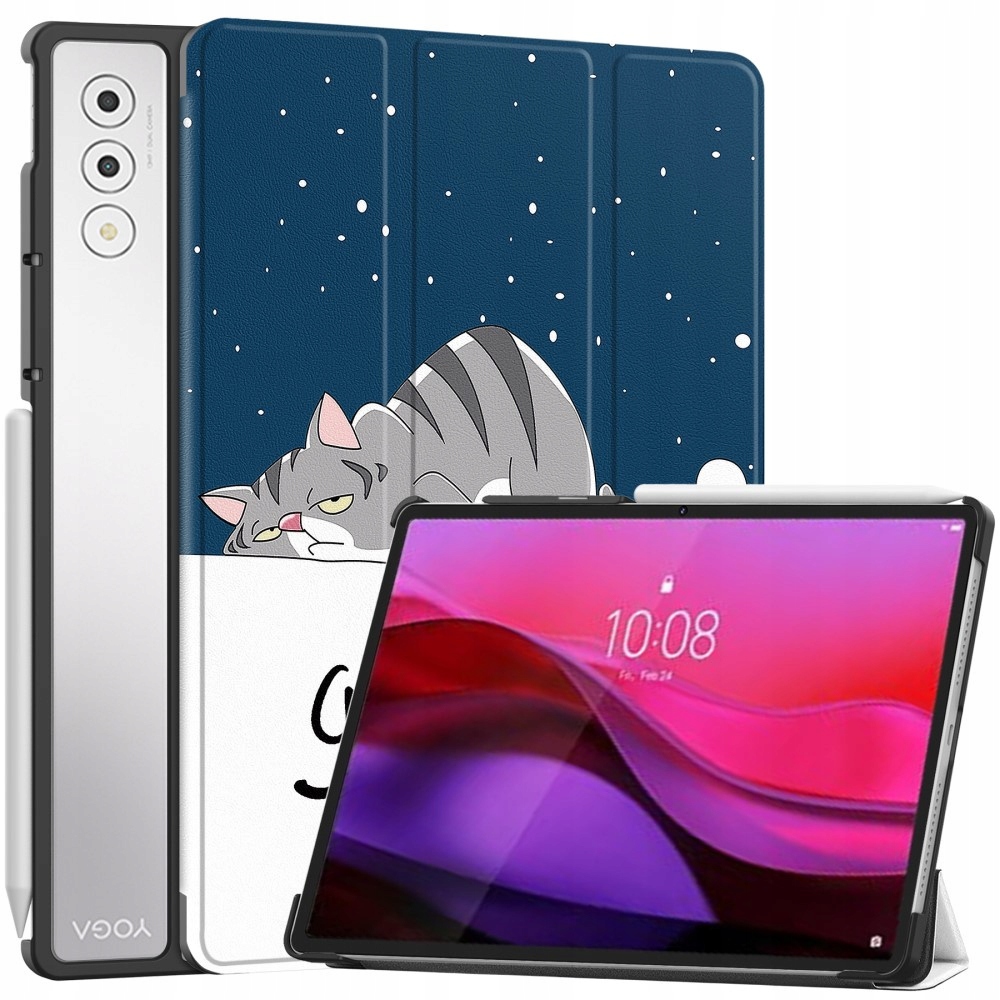 Etui Z Klapką Do Lenovo Yoga Tab Plus 12,7'' TB520FU Pokrowiec Obudowa Case