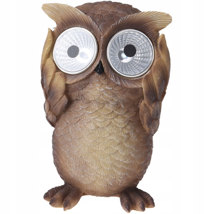 

Lampka Solarna Sowa Figurka Dekoracyjna Taras 14cm