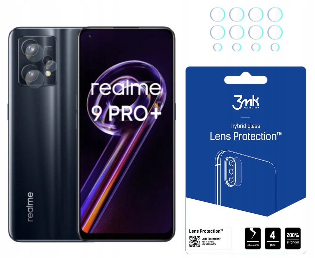 

3MK Szkło na Obiektyw Lens do Realme 9 Pro+