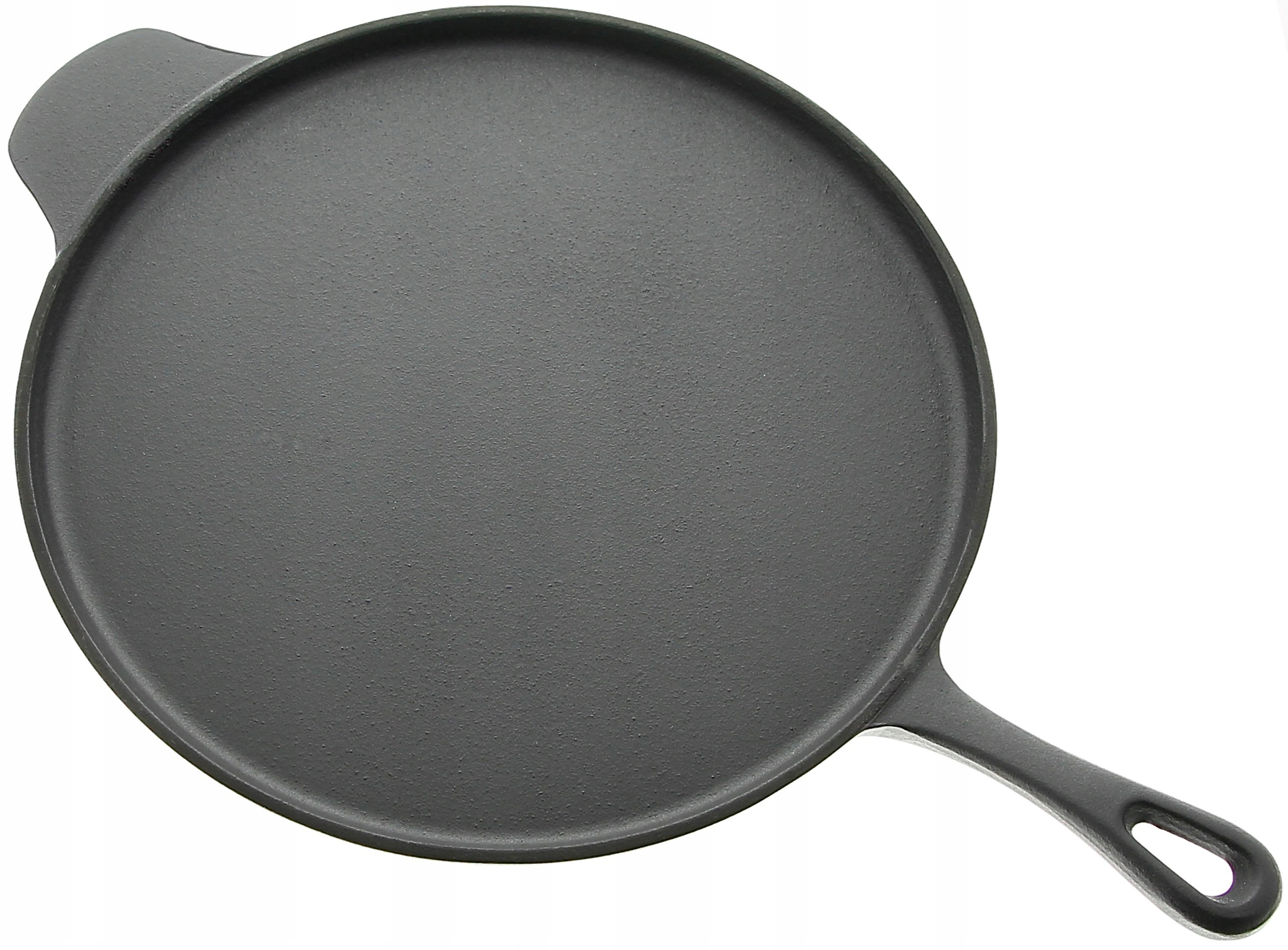 PATELNIA ŻELIWNA CIĘŻKA do NALEŚNIKÓW PIZZY jajek duża