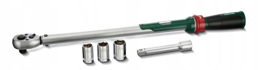 Klucz dynamometryczny 1/2" 40-210 Nm nasadki 17 19 21mm Parkside