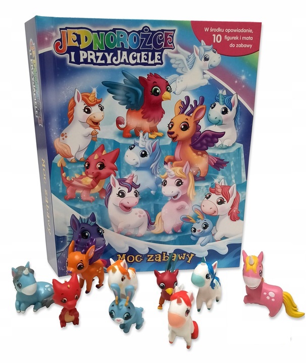 

Jednorożce Figurki Książka Zabawki Kucyki Unicorn