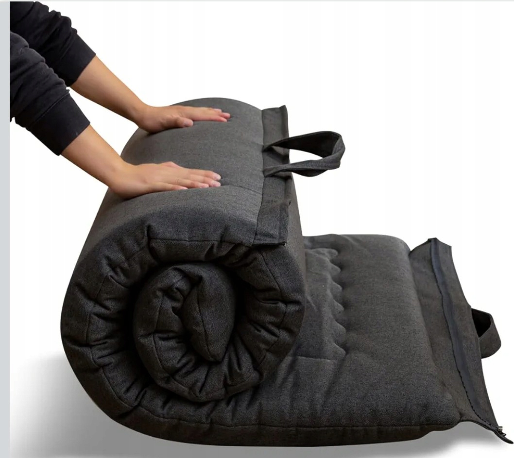 Przenośny składany materac futon, Maxyoyo, 135x190 cm