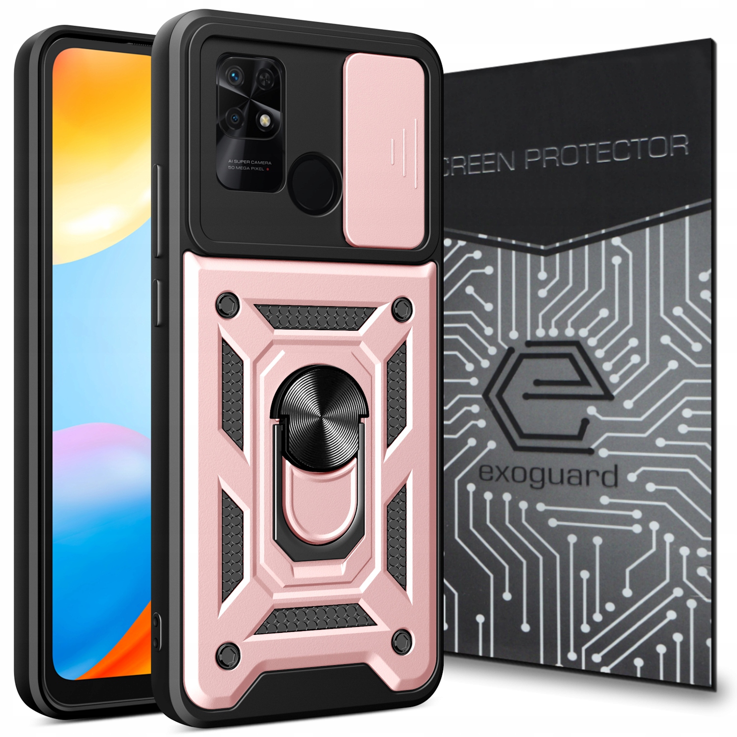 

Etui Pancerne+szkło do Xiaomi Redmi 10C Poco C40