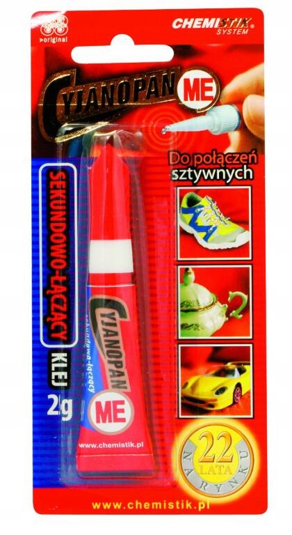 Klej Cyjanopan Błyskawiczny niezawodne łączenie materiałów Sztywne Klejenie