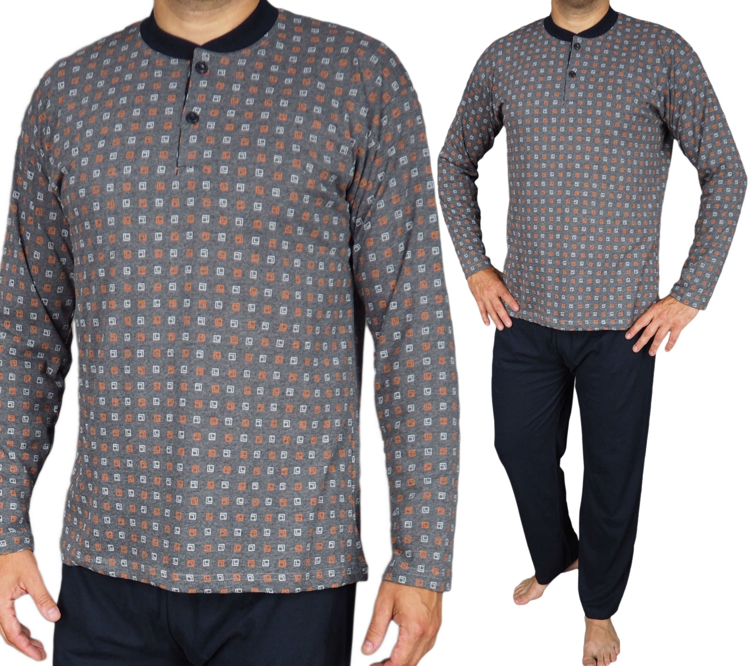 

Piżama męska L Bawełna prezent Nowa dł. rękaw L