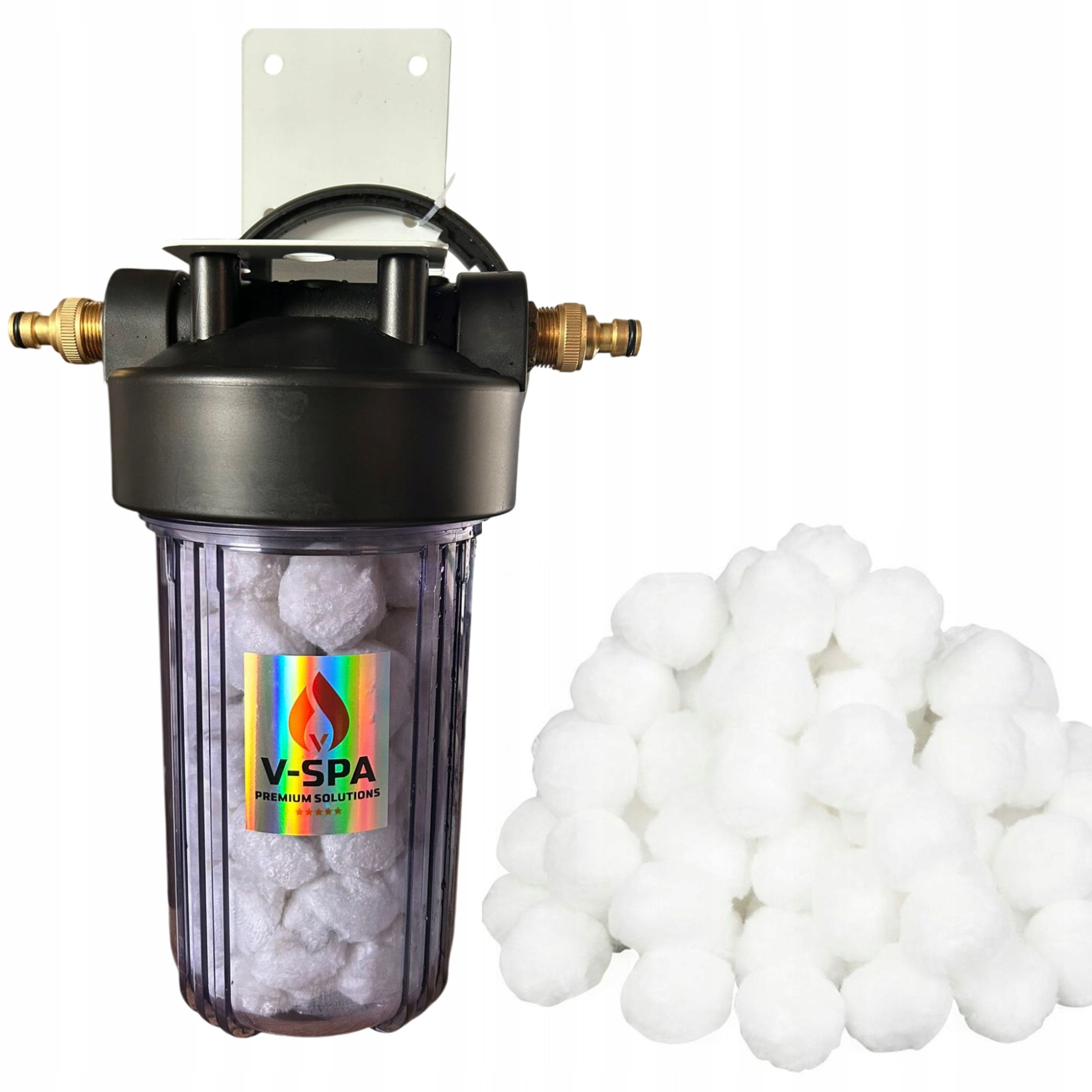 Korpus s guličkami Fibalon, filter 3/4 palca v komplete s roštom a puzdrom