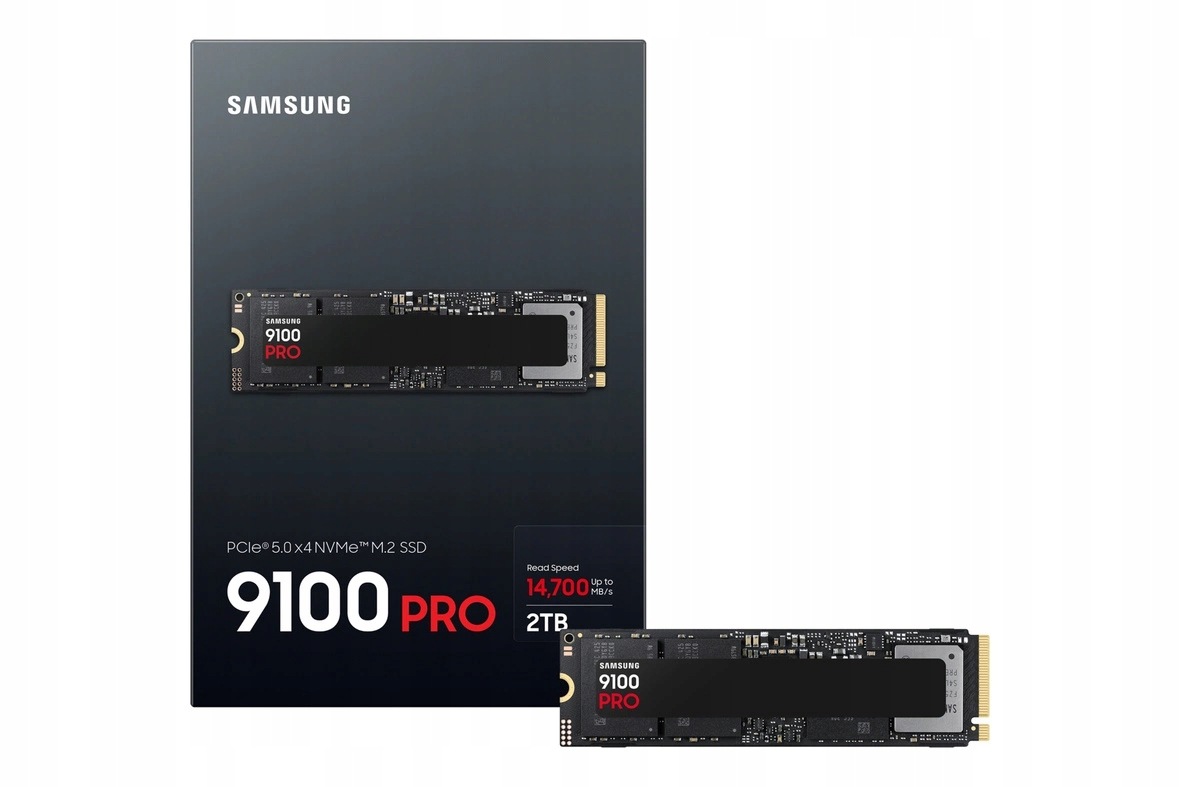 Ssd disk Samsung 9100 Pro 2TB M.2 2280 Pci-e x4 Gen5 NVMe (MZ-VAP2T0BW)