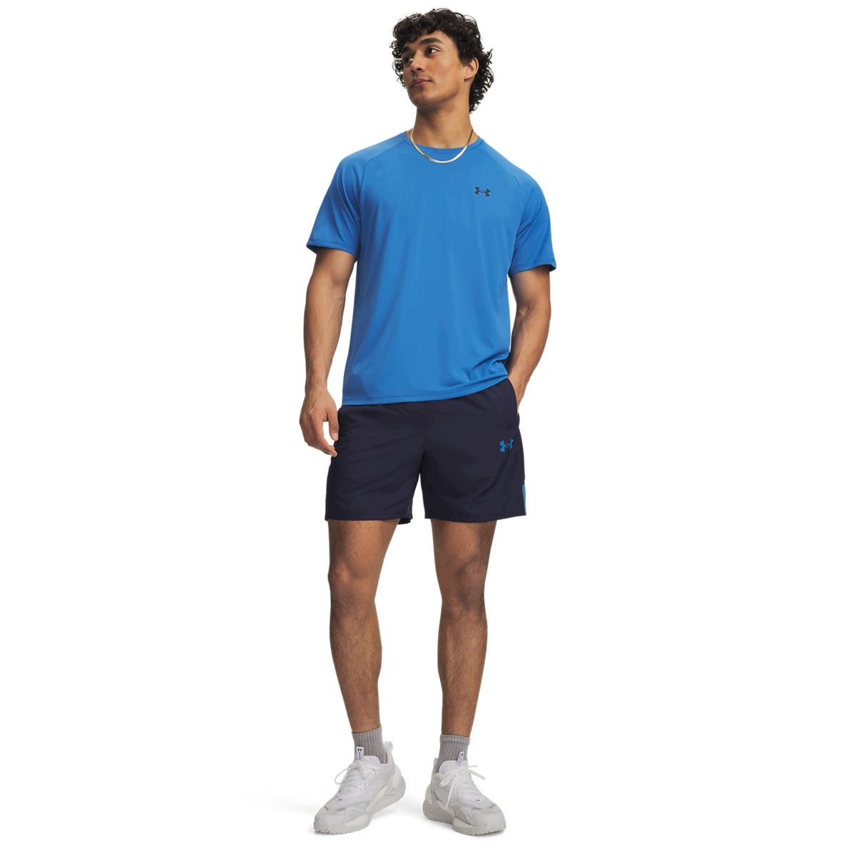 Męskie spodenki treningowe Under Armour Tech Utility Shorts Niebieski S