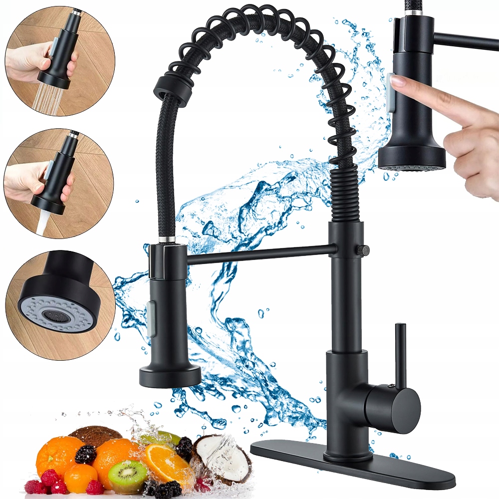 Kuchyňský Vodovodní Kohoutek Z Nerezové Oceli Otočný O 360° Regulovatelná Teplota