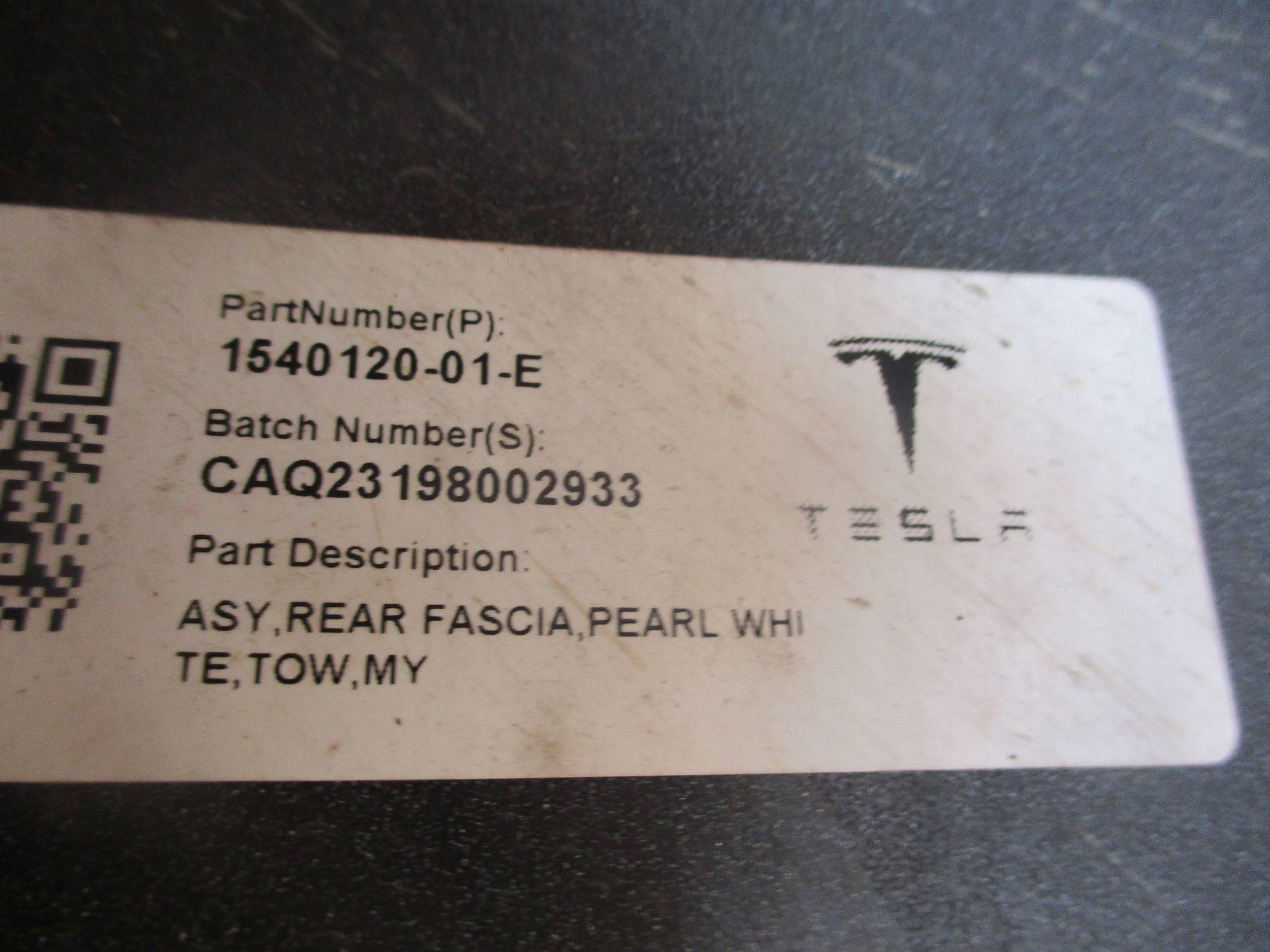 lökhárító far hátsó TESLA MODEL Y