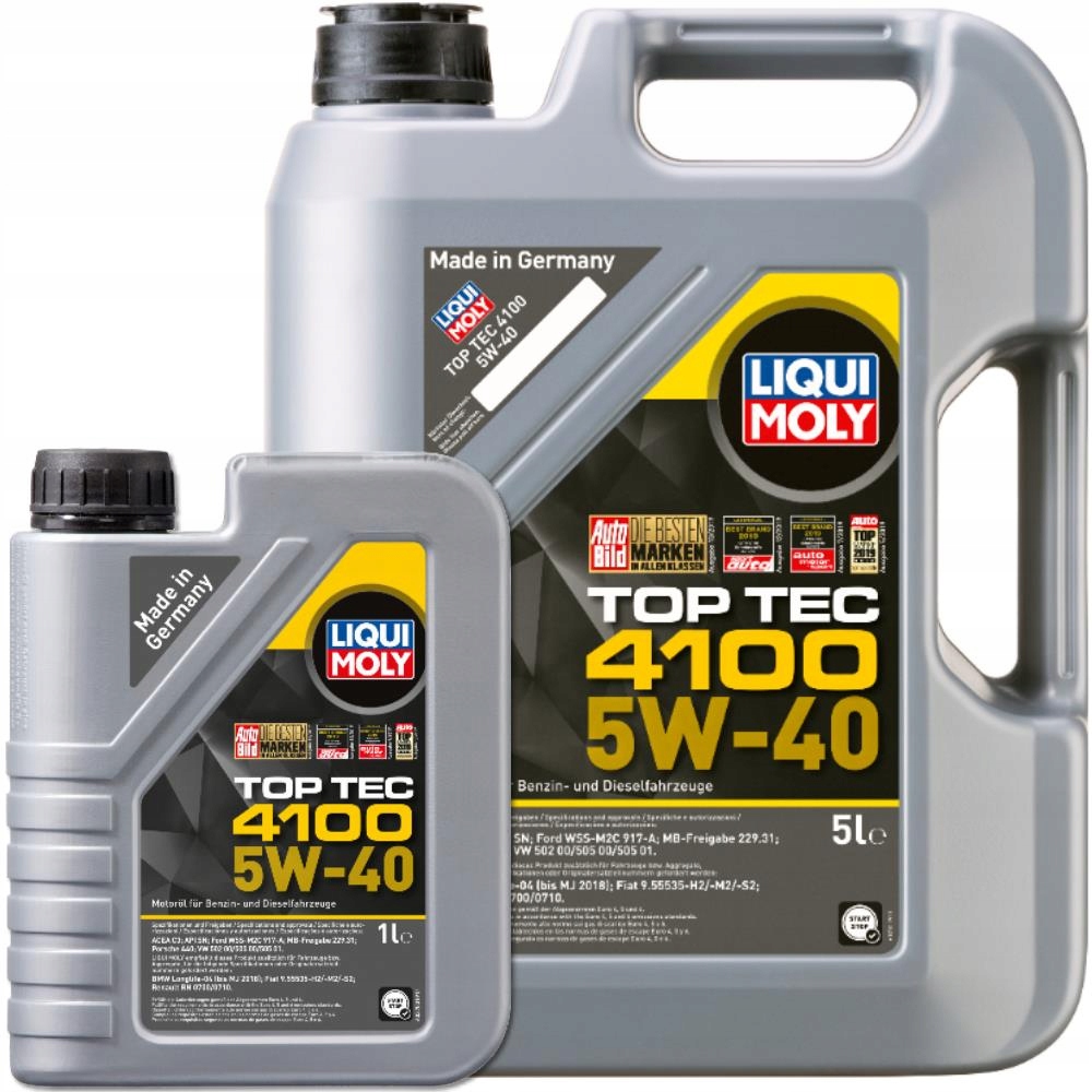 

Liqui Moly Top Tec 4100 5W40 6L (5+1) Niemiecki!