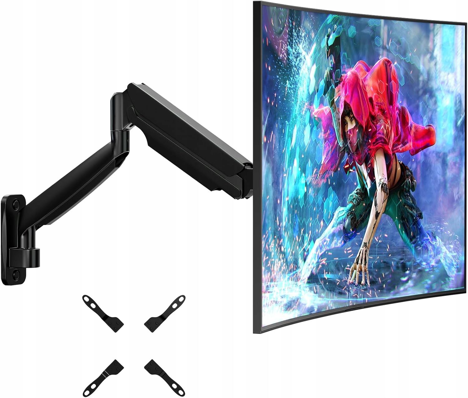 Nástěnný držák pro monitor 17-45 palců – s rozšiřující sadou Vesa