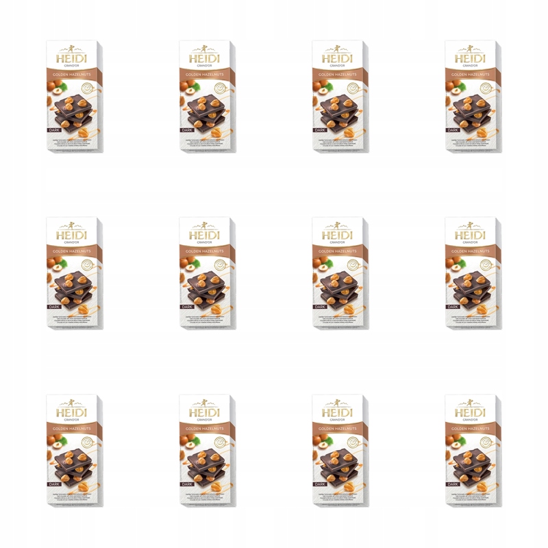 Heidi Grand'Or Milk&Hazelnuts 100g X12