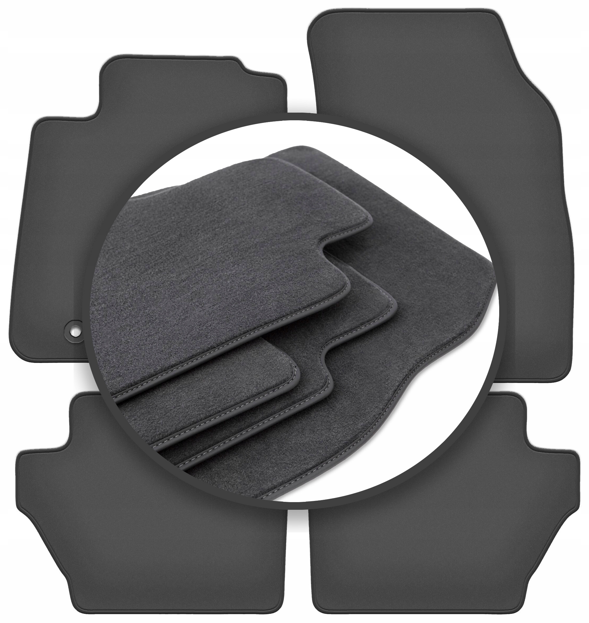 Prémiové koberčeky do auta pre: Ford Fiesta MK7 hatchback (2008-2011)