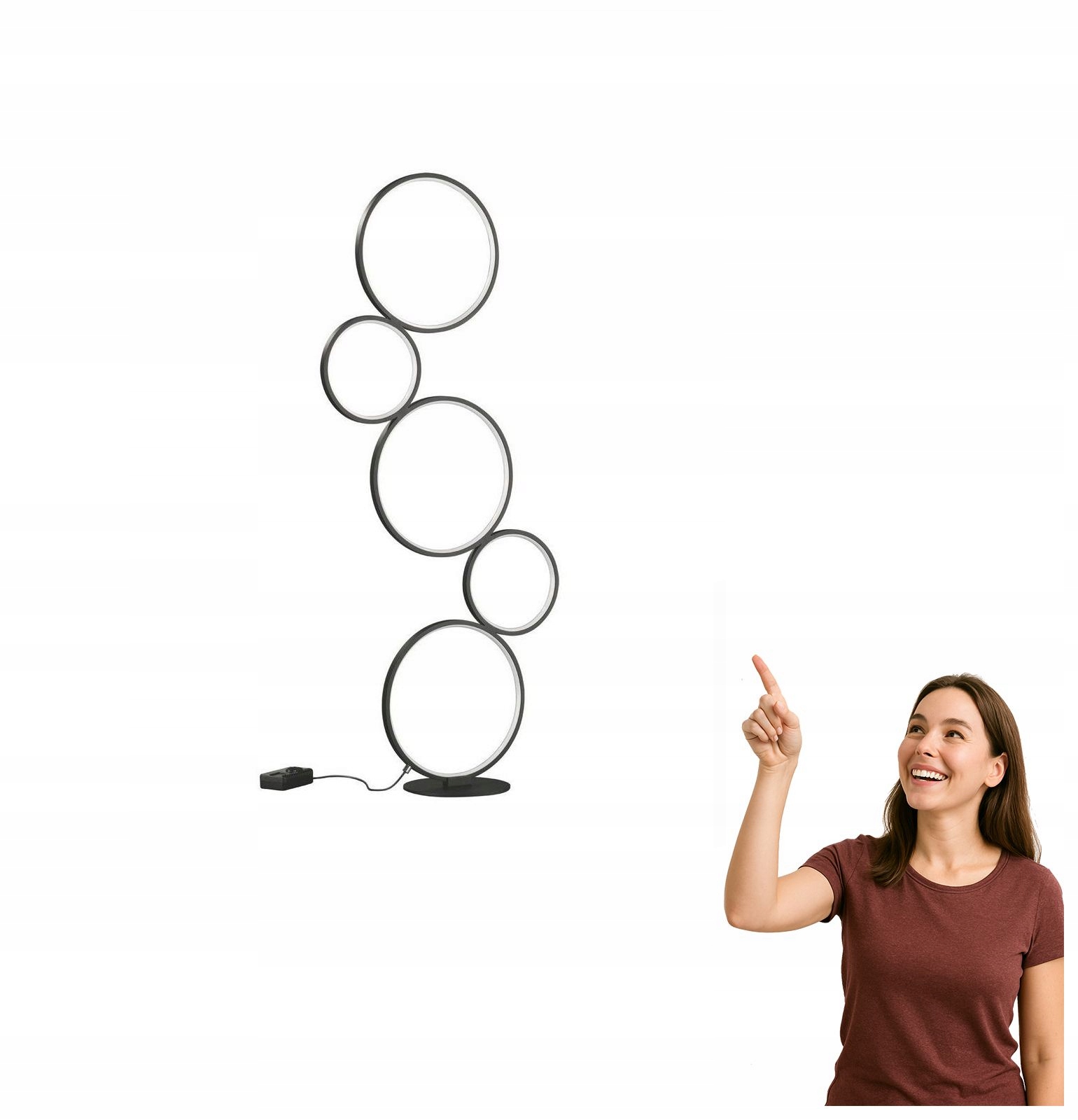 Led podlahová lampa Velon Trio 35W