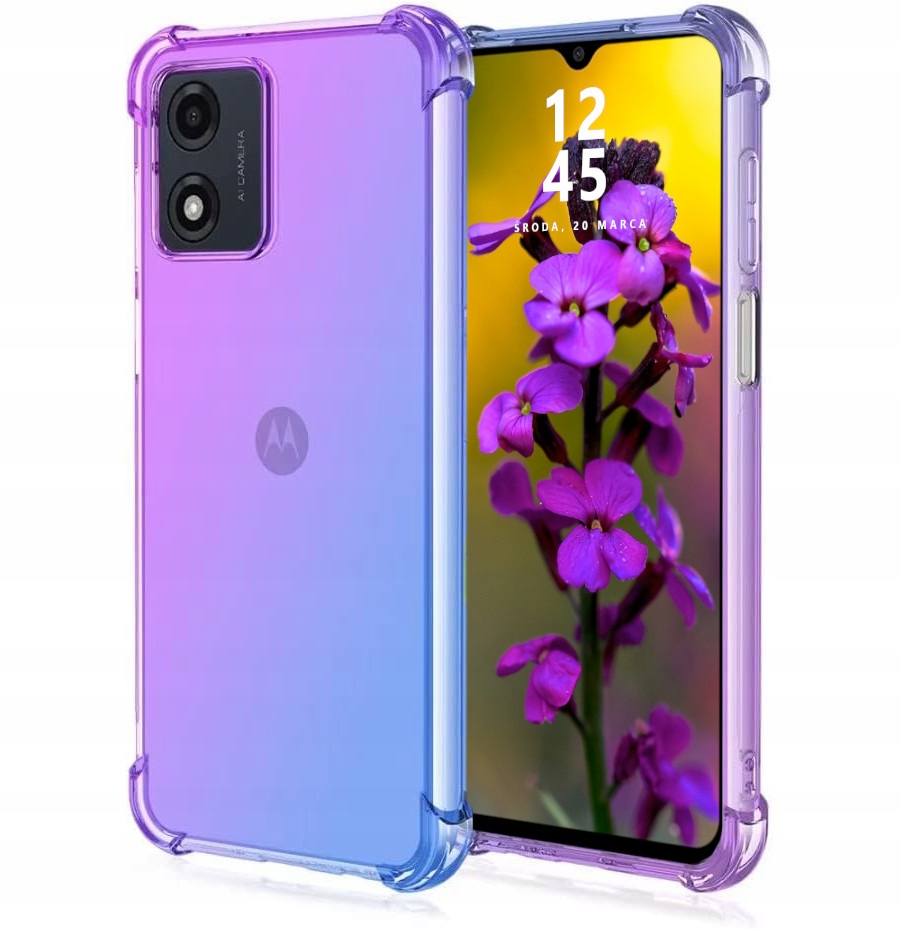 

Etui do Motorola E13 Mieniący Kolor Szkło
