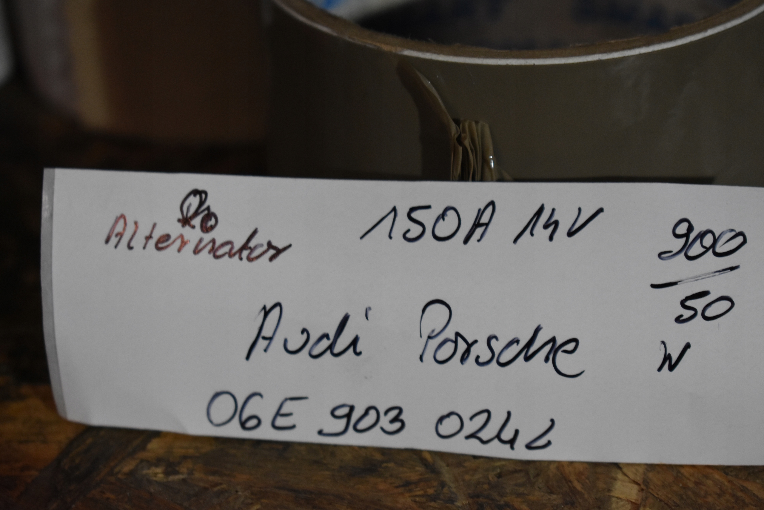 ALTERNATOR VALEO 150A 14V AUDI PORSCHE 1