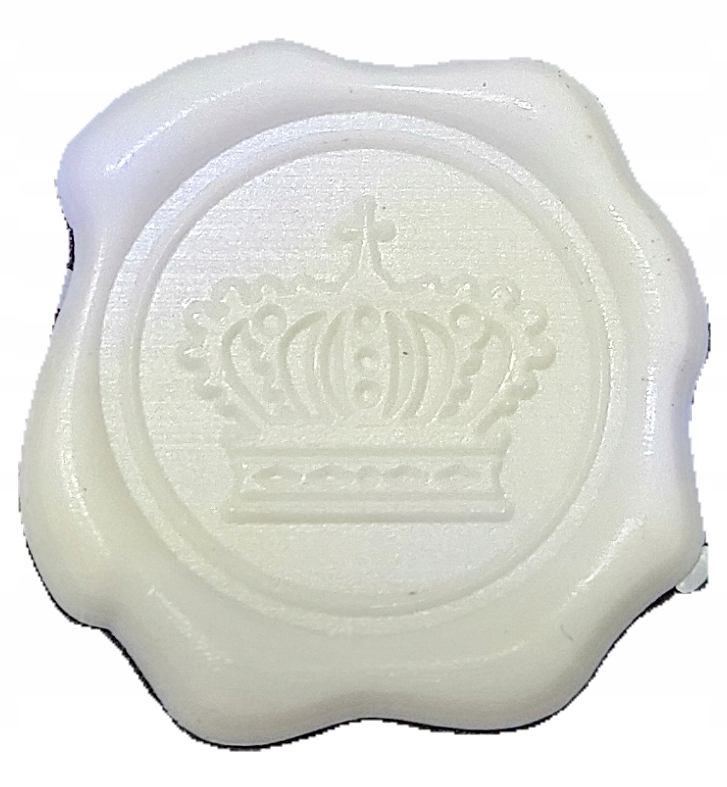 Odbicia Lakowe PIECZĘĆ LAKI KORONA BIAŁE 10szt