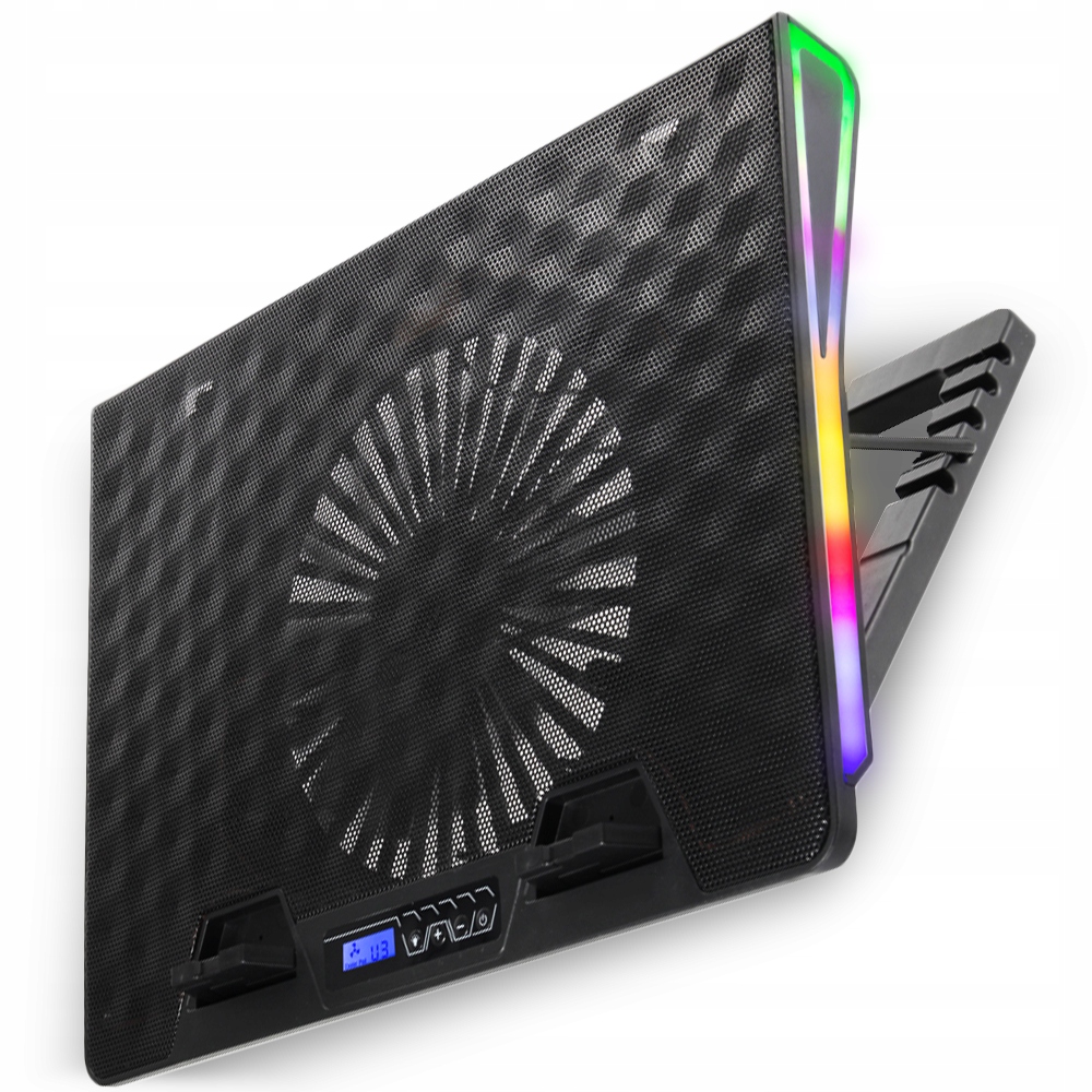 PODKŁADKA CHŁODZĄCA POD LAPTOPA GAMINGOWA RGB LED Stan opakowania oryginalne