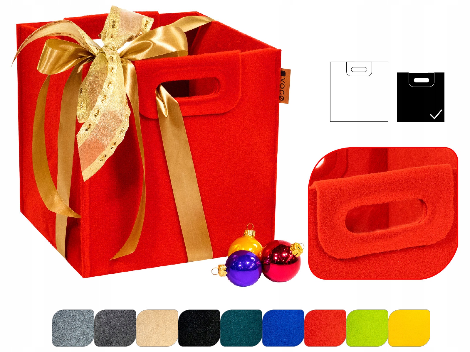 

Pudełko Pojemnik Pod Choinkę Na Prezenty Na Święta