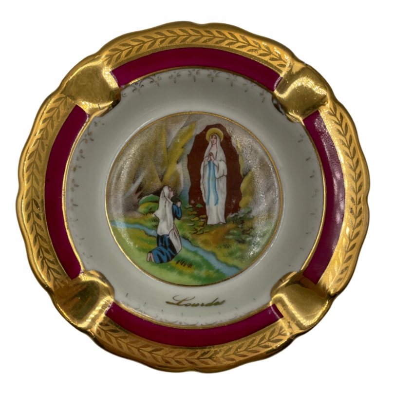 Лимож фарфоровая пепельница