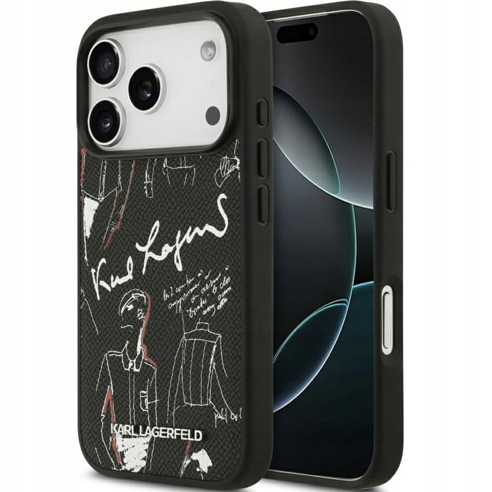 Etui Karl Lagerfeld do iPhone 17 Pro, do MagSafe, modne, ochronne, lekkie