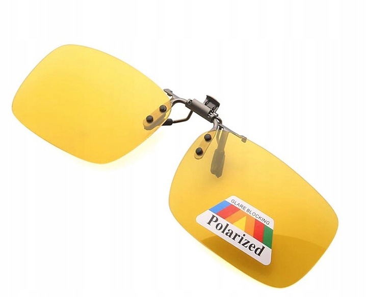 Nakładki na Okulary Korekcyjne do Jazdy Nocnej Uchylne +Etui Marka bez marki