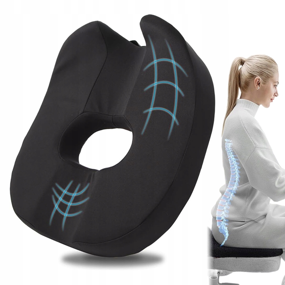 Poduszka Ortopedyczna Do Siedzenia Podkładki Na Hemoroidy Biurowa Siedzisko