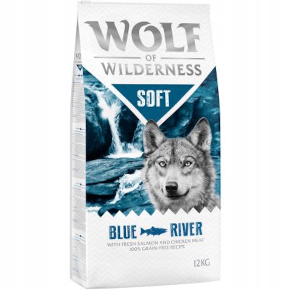 Wolf of Wilderness „Soft – Blue River”, losos 12 kg