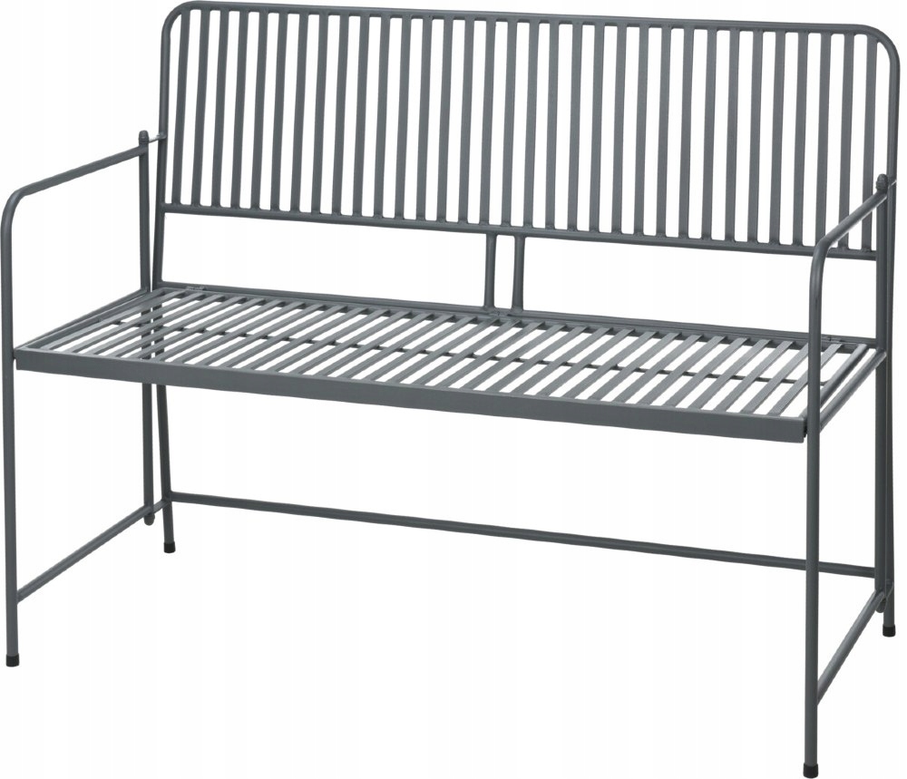 Záhradná lavička Bistro 118 cm antracitová