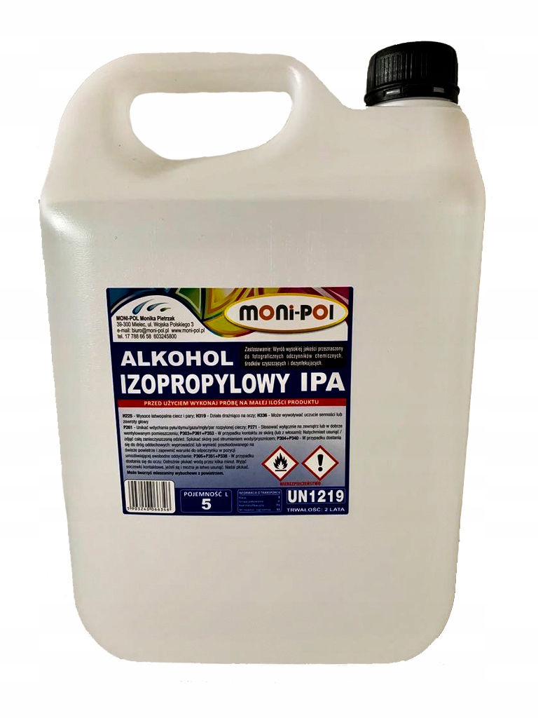 

Alkohol Izopropylowy 5L 99,6%
