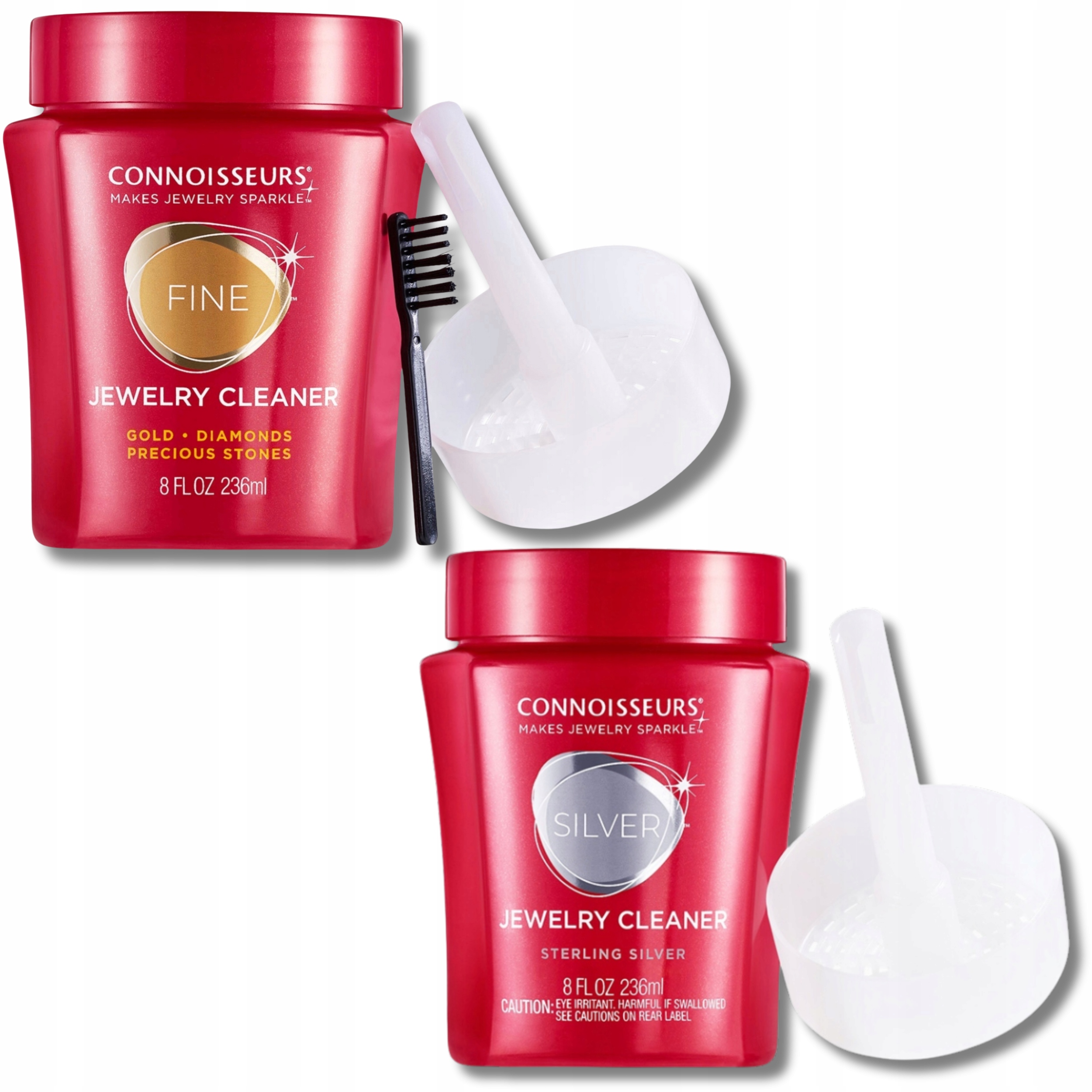 Čisticí Prostředek Na Zlaté Stříbro Pro Šperky A Hodinky 2 x 236 ML Connoisseurs