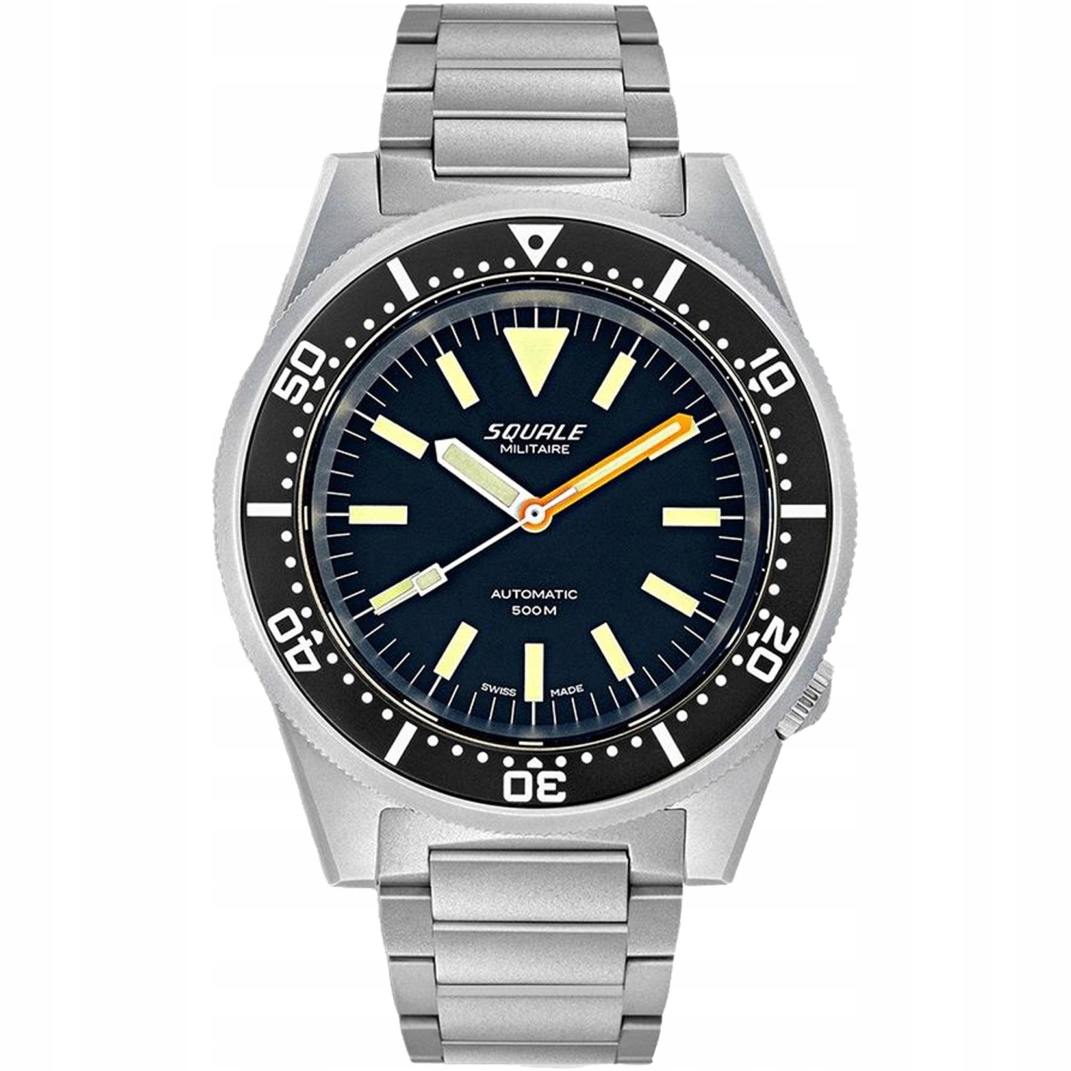 Pánské Hodinky Squale 1521MILBL.SQ20S stříbrný náramek