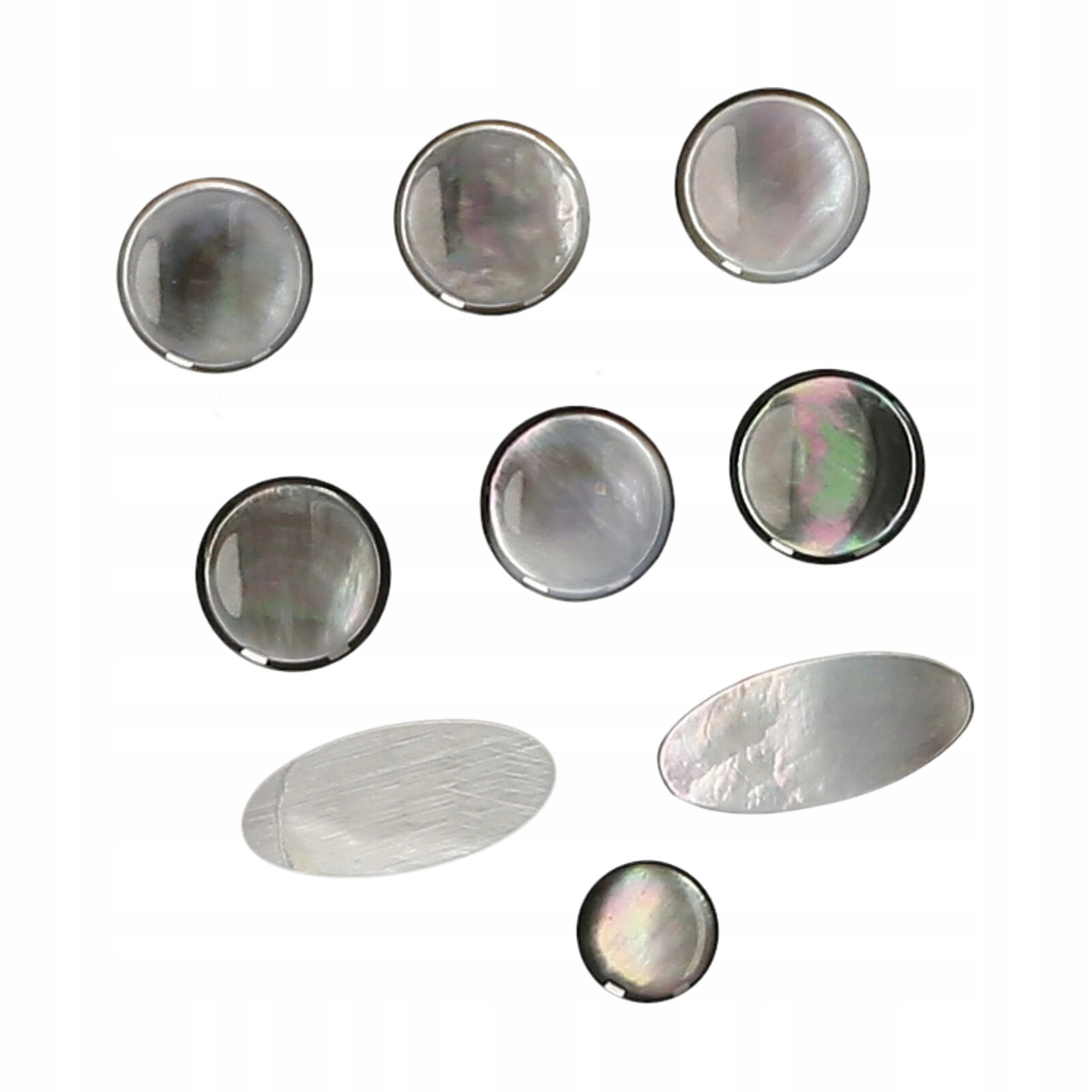 9pcs przyciski saksofonu Zestaw materiałów skorupowych 9pcs Sax MT
