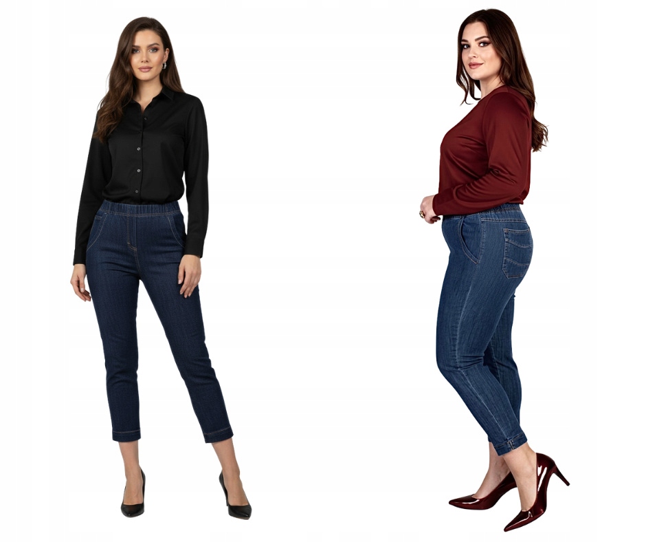 Džíny Cevlar slim fit 7/8 délka, tmavě modré, velikost 46