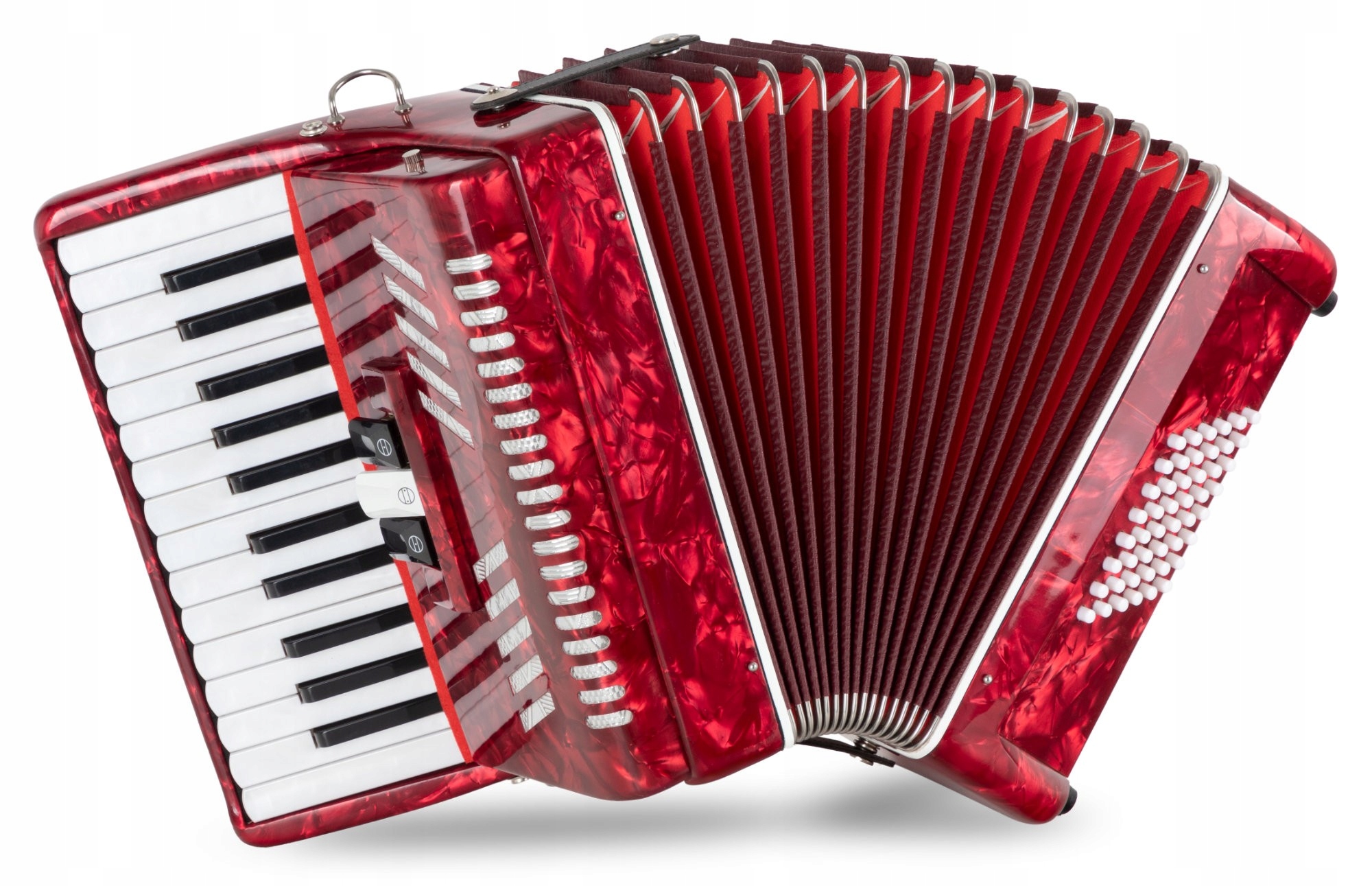 Classic Cantabile Secondo V akordeon 48 Bass červený