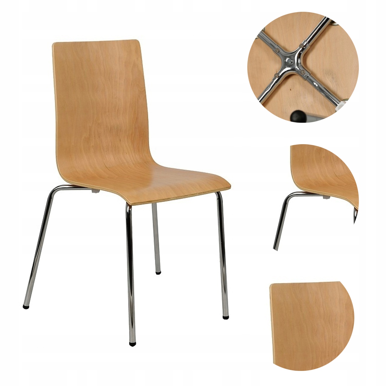 Stolička Z Preglejky TDC-132B Buk