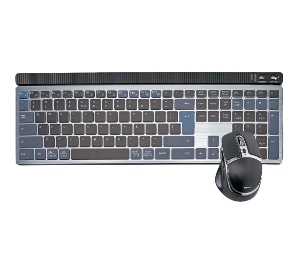 Zestaw mysz i klawiatura bezprzewodowa Hama WKM-750 Biurowy