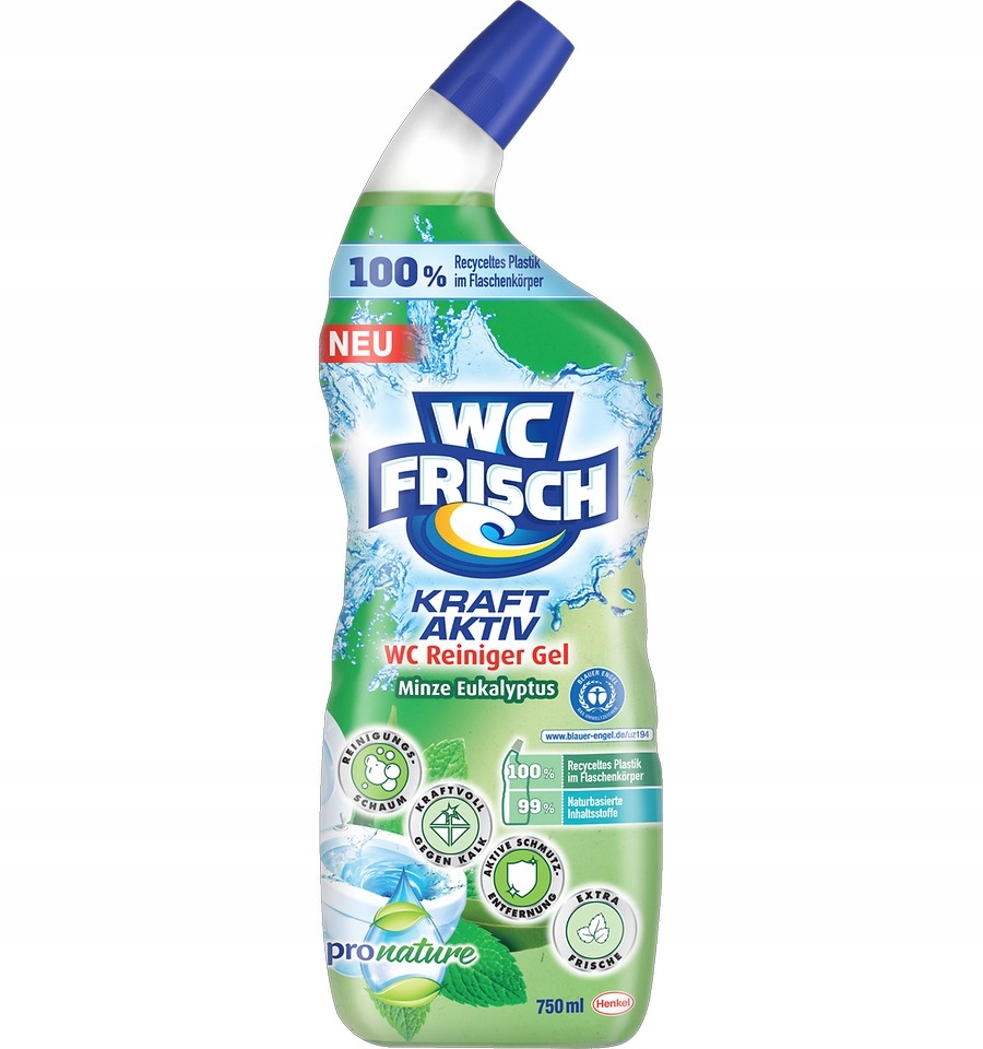 

Wc Frisch Żel do Wc Minze 750ml Niemiecki
