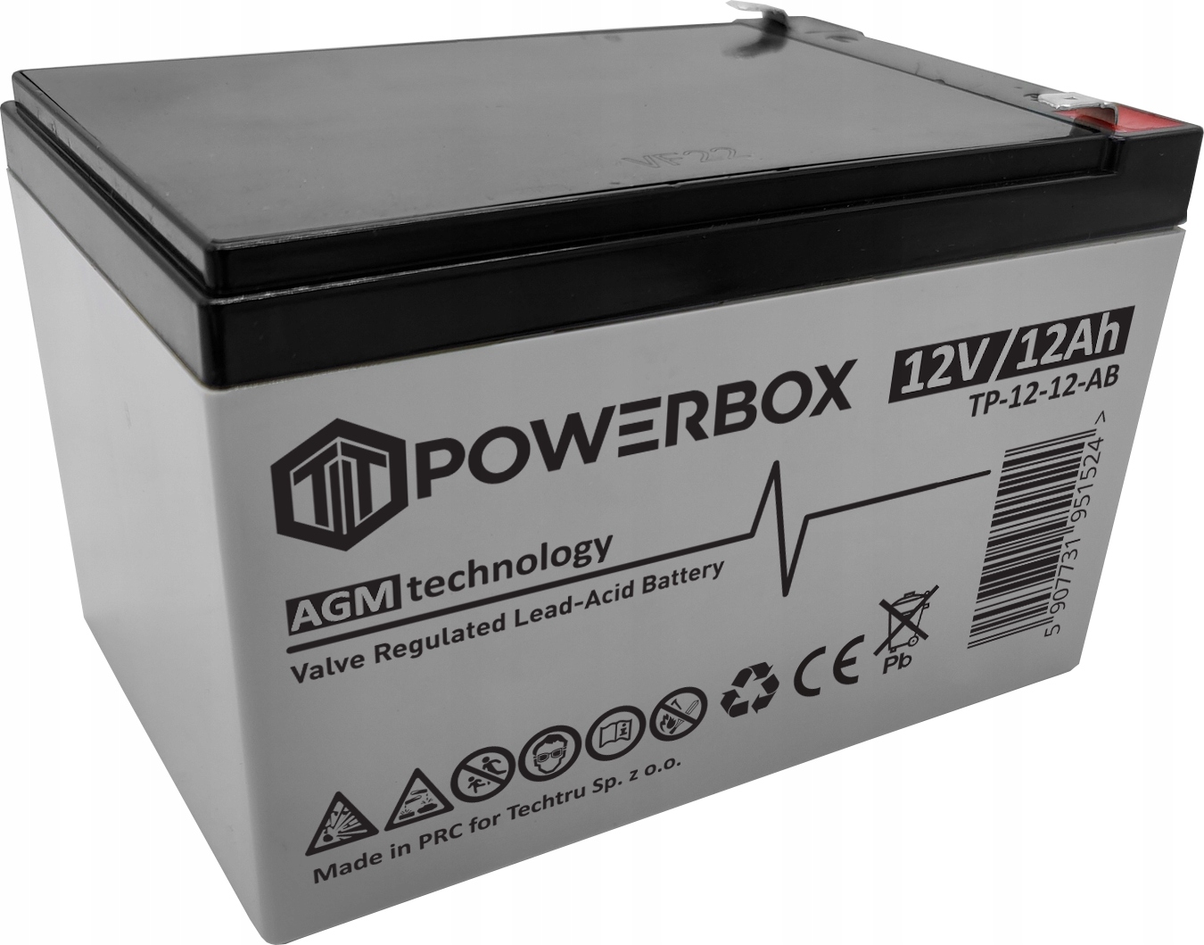 Akumulator Agm 12V 12Ah Ups Systemy Alarmowe Elektronika Automatyka Zabawki